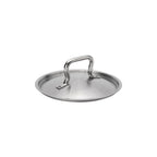 Thumbnail image #1 for Browne USA Foodservice Elements 5734120 Stainless Steel Domed Self-Basting Sauce Pan Cover, 7-9/10 in Diameter