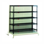 Thumbnail image #1 for Eagle Group Gondola G1436W Wire Inset Shelf, 35-1/2"W x 14"D, White Epoxy Finish, NSF