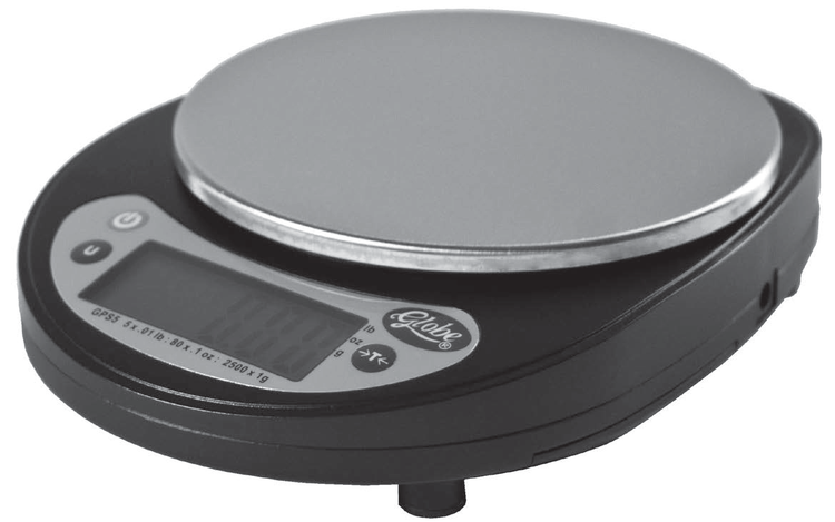 Product image #5 for Globe GPS5 Compact Digital Portion Control Scale with Ingredient Bowl, 5 lb Capacity