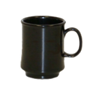 Thumbnail image #1 for G.E.T. Black Elegance TM-1308-BK . . Black Tritan Plastic Mug, 8 oz Dozen Case of 2 Dozen