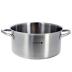Thumbnail image #1 for JB Prince De Buyer S464 24 Stainless Steel Braiser, 5.7 qt, 9.4" Diameter, Without Cover