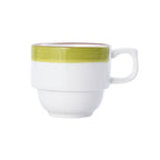 Thumbnail image #1 for Mikasa Hospitality Sunday Brunch 5256050 8.5 oz Green Ceramic Stackable Mug Case of 36