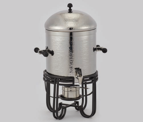 Product image #2 for Mesa 13 Qt. Round Hammered Stainless Steel Coffee Urn