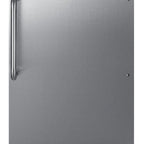 Thumbnail image #1 for Summit Commercial Summit Appliance SCR504SSTBADA Undercounter All-Refrigerator, 1-Section, Solid Stainless Steel Door, White Exterior, ADA Height
