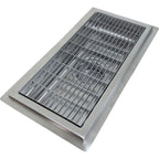 Thumbnail image #1 for IMC/Teddy FT-2436-SQ Stainless Steel Floor Trough, 36"W x 24"D x 4" Deep, Square Grid Grating