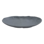 Thumbnail image #1 for G.E.T. Endure 15005081005 Oval Melamine Plate, Weathered Onyx, 9-1/10 x 5-1/2 x 1-3/5 in. Case of 24