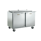 Thumbnail image #1 for Traulsen Dealer's Choice UST276-R-SB Compact One-Door Prep Table Refrigerator, 27" Wide, 6-Pan Capacity, Front-Breathing