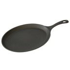 Thumbnail image #1 for Admiral Craft Equipment Corp. FAJ-795 Cast Iron Oval Fajita Pan with Handle, 7 x 9¼ Inch Case of 24