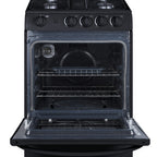 Thumbnail image #2 for Summit Commercial Summit Appliance RG2402B 24-Inch Gas Range with 2.9 cu. ft. Oven, Sealed Burners and Broiler Compartment