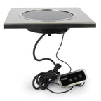 Thumbnail image #1 for Eastern Tabletop 32243IND Square Induction Chafer Adapter Top, 300W, 18/10 Stainless Steel
