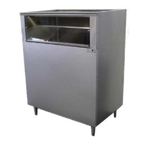 Thumbnail image #1 for MGR Equipment LP-600-SS Ice Bin, Approximately 600 lb Capacity, Stainless Steel Interior and Exterior, Clear Acrylic Sliding Doors, 66-1/4"W