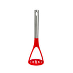 Thumbnail image #1 for Kadra Kitchenware Millvado M8571/F Potato Masher, 11.5 in Stainless Steel Handle, Red Nylon Case of 6