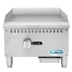 Thumbnail image #5 for Koolmore KM-GG1-18M 18-Inch Countertop Natural Gas Commercial Griddle, Single Burner, 30,000 BTU, Manual Controls