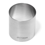 Thumbnail image #1 for JB Prince MA283 07 Seamless Round Cake Ring, 2.7" Diameter x 2.9" High, 18/8 Stainless Steel