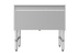 Thumbnail image #8 for KoolMore 36-Inch Commercial Underbar Ice Bin with Insulated Sliding Lid, 119 lb Capacity, Stainless Steel
