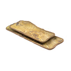 Thumbnail image #2 for G.E.T. cheforward 15004101036 Oblong Wood Grain Melamine Plate, 9.1 x 4.3 x 1 in Case of 12