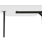 Thumbnail image #2 for ATSMFG ATS AT&S-T-CL21 MFG Cantilever Metal Table Base for 24–30 in Table Tops, 21 in