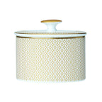 Thumbnail image #3 for Steelite International William Edwards, Diamond 82115AND0341 Oval Bone China Covered Sugar Bowl Lid, 4.125 x 2.875 x 1 in 1 Dozen