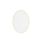 Thumbnail image #1 for Cardinal Candour Coupes By Arcoroc FQ009 Marigold Porcelain Coupe Oval Platter, 10.375 x 7.375 inches 1 Dozen