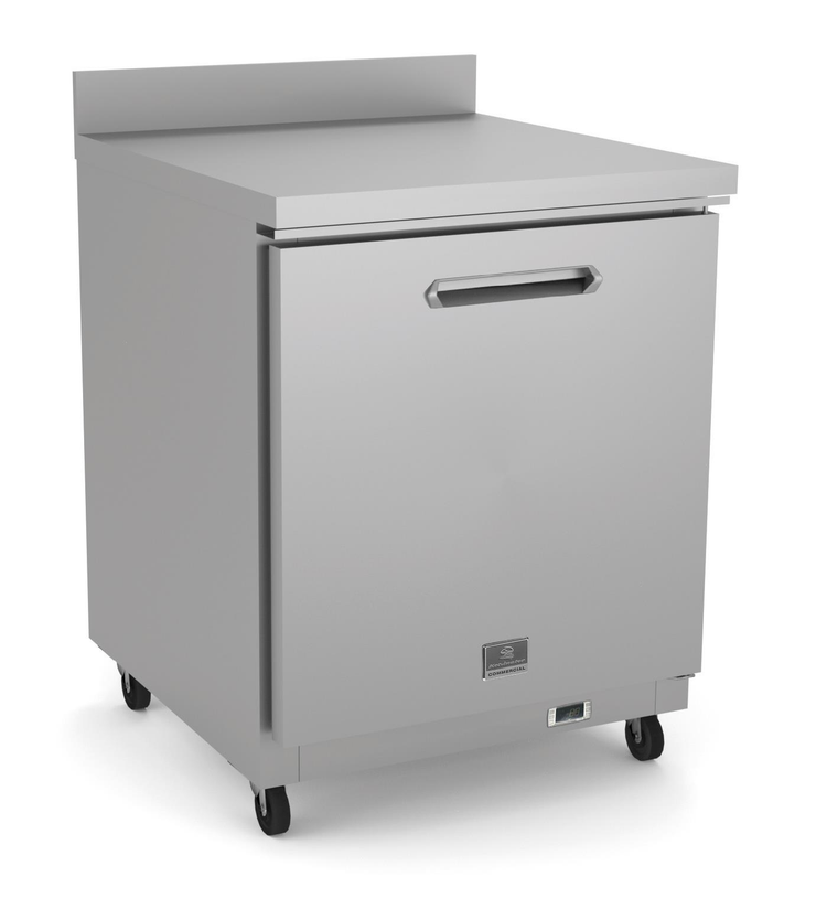 Product image #6 for Kelvinator Commercial 27-Inch One-Door Work Top Freezer with Backsplash, 6.5 Cu. Ft., Self-Contained Rear-Bottom Mounted Refrigeration