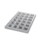 Thumbnail image #1 for Chicago Metallic Bakeware 46605 24-Cup Square Muffin Pan, Coated Aluminized Steel Case of 6