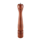 Thumbnail image #1 for CAC China PMW1-18BN 18" Solid Hardwood Pepper Mill, Brown Matte Finish, Adjustable Metal Grinding Knob Case of 12