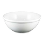Thumbnail image #1 for Vertex China Catalina CAT-24 Porcelain Nappy Bowl, 10 oz, 5-1/4" Round, Rolled Edge, Bright White Case of 3 Dozen