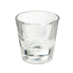 Thumbnail image #1 for G.E.T. SW-1425-1-CL Clear SAN Plastic Shot Glass, 1 oz Case of 2 Dozen