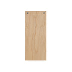 Thumbnail image #1 for Risch BUTLER-MB 4.25X11 Wood Menu Board, Hinged Screw-Post Paper Holder, 4.5 x 11 in. Case of 25