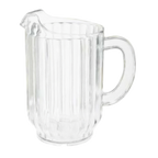 Thumbnail image #1 for G.E.T. GET P-2064-1-CL Water Pitcher, 60 oz, Clear SAN Plastic, with Handle 1 Dozen