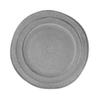 Thumbnail image #1 for G.E.T. Della Terra - EGS D1134ST-GSD . . Melamine Plate, 11-3/4" Irregular Round, Granite Stoneware Design, Gray Case of 6