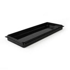 Thumbnail image #1 for G.E.T. Modern European - EGS M6152LID-B Rectangular Melamine Food Pan Lid, 15 x 6 in, Black Case of 4