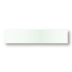 Thumbnail image #1 for Eastern Tabletop 841AC Rectangular Frosted Acrylic Buffet Shelf, Narrow, 2/4 Size, 21-3/8 x 7-7/8 x 3/8 in