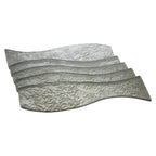 Thumbnail image #1 for Eastern Tabletop Kalydo 16041C White Tempered Glass Serving Tray, 17-3/4"L x 16-3/4"W