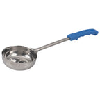 Thumbnail image #1 for Stanton Trading 4258 Perforated Portion Control Serving Spoon, 8 oz, Stainless Steel with Blue Plastic Handle Case of 120