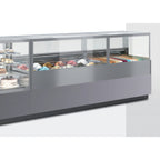 Thumbnail image #1 for Oscartek Italia 1-2-3 ITALIA 3 ICRT1150 Self-Contained Gelato Display Case, 46", 8 x 3-Gallon Tubs, Straight Glass