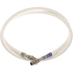 Thumbnail image #1 for AllPoints Foodservice Parts & Supplies Mavrik 1031235 Fryer Filter Hose, 8 ft, 1/2 in NPT, White Silicone, 450°F