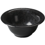 Thumbnail image #1 for G.E.T. Etchedware B-105-EW-BK Melamine Bowl, 10 oz, Textured Black, 5-1/2" Diameter Case of 2 Dozen