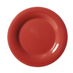Thumbnail image #1 for G.E.T. Diamond Harvest WP-5-CR 5-1/2" Round Cranberry Melamine Plate with Wide Rim Case of 4 Dozen