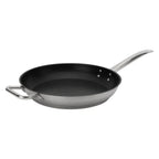 Thumbnail image #1 for Browne USA Foodservice Elements 5734062 12-1/2-Inch Stainless Steel Nonstick Fry Pan, Induction-Ready, Riveted Handle