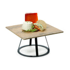 Thumbnail image #1 for G.E.T. Madison Avenue MTS-R6-MG Round 2-Tier Display Board Stand/Pedestal, 6"H, Metal Gray