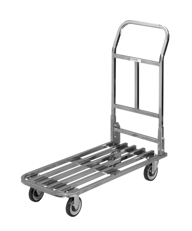Product image #5 for Channel Chrome Stocking Truck with 18 x 37 Inch Tubular Deck