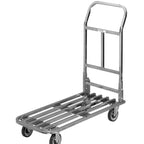 Thumbnail image #5 for Channel Manufacturing STKC500 Chrome Steel Stocking Truck with 18 x 37 Inch Tubular Deck and 5-Inch Plate Casters