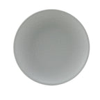 Thumbnail image #1 for Tuxton China Zion VGA-071 Porcelain Plate, 7-1/8", Round Coupe, Matte Gray Case of 3 Dozen