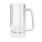 Thumbnail image #1 for G.E.T. GET 00086-PC-CL Clear Polycarbonate Beer Mug, 16 oz., 3-1/4" Diameter x 6-1/4"H Dozen Case of 2 Dozen