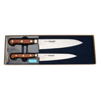 Thumbnail image #1 for Korin Inc Suisin HSU-IN2 2-Piece Forged Knife Set, 7-inch Guytou and 6-inch Petty, Right-Handed, 70/30 Beveled Edge