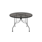 Thumbnail image #1 for Oak Street Diamondback Series OD36R-STD 36-Inch Round Indoor/Outdoor Steel Table, Standard Height, Punched Mesh Top, 2-Inch Umbrella Hole