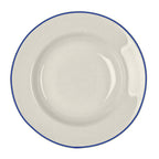 Thumbnail image #1 for Steelite International HL Ivory HL25363929 Round China Soup Bowl, 12.75 oz, 9 in, Rolled Edge Rim, Blue Line Case of 2 Dozen