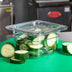 Thumbnail image #1 for (Quick Ship) Cambro 60CWC135 Camwear® 1/6 Size Flat Food Pan Lid Clear Polycarbonate