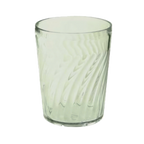 Thumbnail image #1 for G.E.T. Tahiti 2211-1-JA 12 oz Green Textured SAN Plastic Hi Ball/Dietary Tumbler Case of 6 Dozen